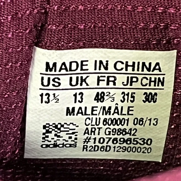 NWT Adidas Texas A&M CrazyQuick L Mens Size 13.5 Maroon White Football Cleats - Picture 12 of 15